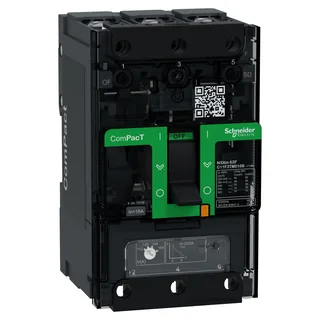Kompaktleistungsschalter ComPacT NSXm 16 A mit TM16D 3P 36kA/415V Sammelschiene