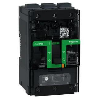 Kompaktleistungsschalter ComPacT NSXm 16 A mit TM16D 3P 70kA/415V EverLink