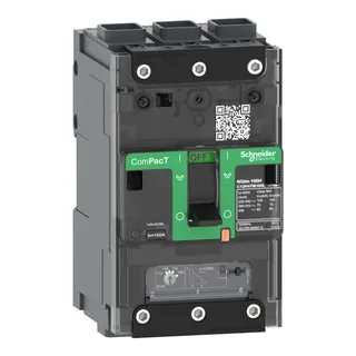 Kompaktleistungsschalter ComPacT NSXm 100 A mit TM100D 3P 50kA/415V EverLink
