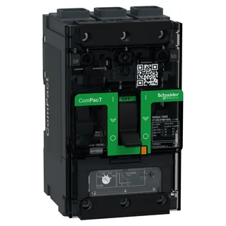 Kompaktleistungsschalter ComPacT NSXm 160 A mit TM160D 3P 16kA/415V EverLink