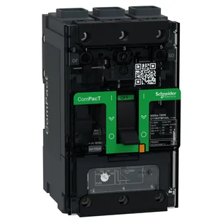 Kompaktleistungsschalter ComPacT NSXm 125 A mit TM125D 3P 50kA/415V EverLink
