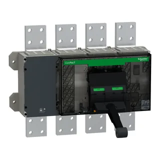 Schneider Electric C16BH4FM – ComPacT NS1600bH, 85kA bei 415VAC, 1600A, 4P, Festeinbau, m…