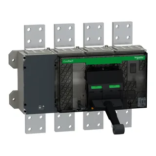 Schneider Electric C16BN4FM – ComPacT NS1600bN, 70kA bei 415VAC, 1600A, 4P, Festeinbau, m…