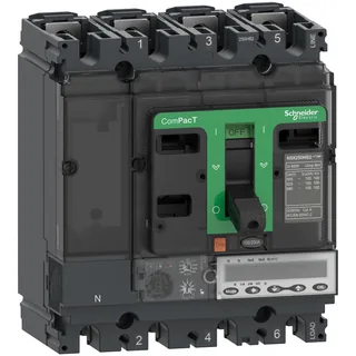 Kompaktleistungsschalter ComPacT NSX250HB2 mit Micrologic 5.2 E 4P4D 100 A, 100kA/690V AC