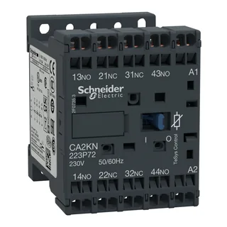 Hilfsschütz, 2S+2Ö, 230V 50/60Hz, mit Schutzbeschaltung
