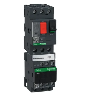 Schneider Electric GV2DM114BD – Direktstarter, 4kW/415V/AC3, 24 V DC, 1 Drehrichtung