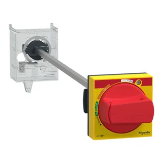 Schneider Electric GV3APN02 – TeSys GV3, Drehgriffsset, IP54, rot, für GV3L GV3p
