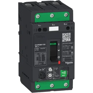 Motorschutzschalter NFC Multi. TeSys GV4 - 115A 3P 100kA - EvLink - Kipphebel