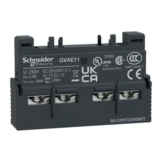 Schneider Electric GVAE11 – Hilfsschalter, 1S+1Ö, Front