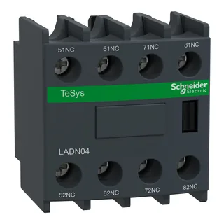 Schneider Electric LADN04 – Hilfsschalterblock, 4Ö, Schraubanschluss