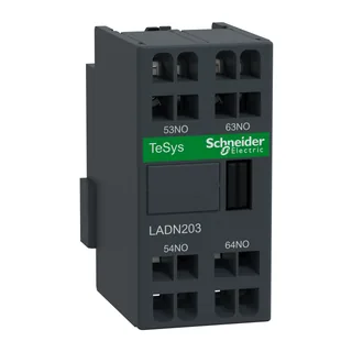 Schneider Electric LADN203 – Hilfsschalterblock, 2S, Federzuganschluss