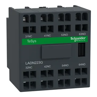 Schneider Electric LADN223G – Hilfsschalterblock, 2S+2Ö