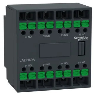 Schneider Electric LADN40A – Hilfsschalterblock, 4S, SnapIN Anschlussklemmen