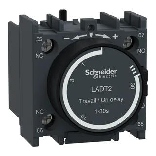 Zeitblock, anzugsverzögert, 1S+1Ö, 0,10-30,00s, Schraubanschluss