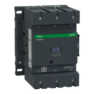 Leistungsschütz LC1D 3p, +1S+1Ö, 55 kW, 115 A, 400 V AC3, Spule 230 V AC