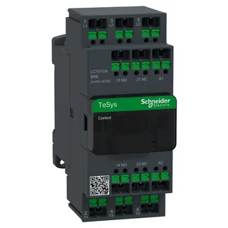 Leistungsschütz LC1D 3p, +1S+1Ö, 5,5 kW, 12 A, 400 V AC3, Spule 24-60 V AC/DC, SnapIN