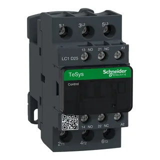 Leistungsschütz LC1D 3p, +1S+1Ö, 11 kW, 25 A, 400 V AC3, Spule 220 V AC