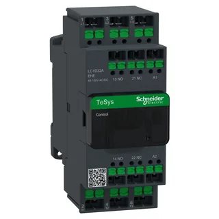Leistungsschütz LC1D 3p, +1S+1Ö, 15 kW, 32 A, 400 V AC3, Spule 48-130 V AC/DC, SnapIN