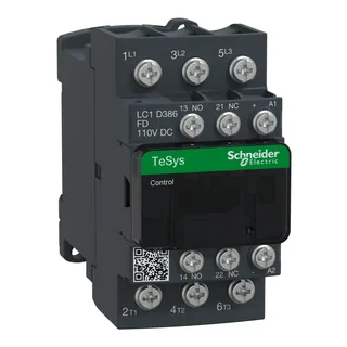 Leistungsschütz LC1D 3p, +1S+1Ö, 18.5 kW, 38 A, 400 V AC3, Spule 110 V DC