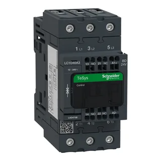 Leistungsschütz LC1D 3p, +1S+1Ö, 18.5 kW, 40 A, 400 V AC3, Spule 24 V DC