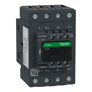 Schneider Electric LC1DT80AFD – Leistungsschütz, 4p+1S+1Ö, 80A/AC1, Spule 110V DC
