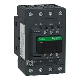 Schneider Electric LC1DT80AFE7 – Leistungsschütz LC1D 4p, +1S+1Ö, Spule 115 V AC