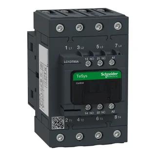 Schneider Electric LC1DT80AU7 – Leistungsschütz LC1D 4p, +1S+1Ö, Spule 240 V AC