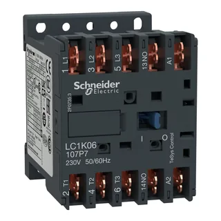 Leistungsschütz LC1K 3p, +1S, 2.2 kW, 6 A, 400 V AC3, Spule 230 V AC