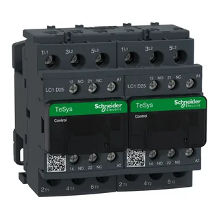 Wendeschützkombination, 3p+1S+1Ö, 11kW/400V/AC3, 25A, Spule 48V 50/60Hz