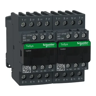 Wendeschützkombination, 4p, 40A/AC1, Spule 24V DC