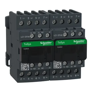 Wendeschützkombination, 4p, 40A/AC1, Spule 120V 50/60Hz