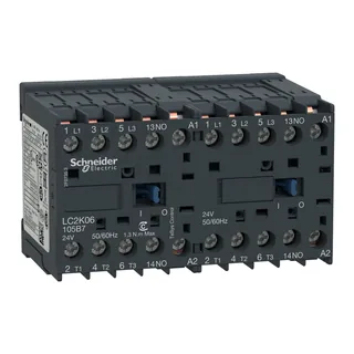 Wendeschützkombination, 3p+1S, 4kW/400V/AC3, 9A, Spule 48V 50/60Hz