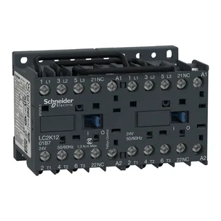 Wendeschützkombination, 3p+1Ö, 5,5kW/400V/AC3, 12A, Spule 48V 50/60Hz