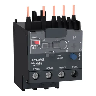Schneider Electric LR2K0308 – Motorschutzrelais, 1,8-2,6A, 1S+1Ö, Klasse 10A
