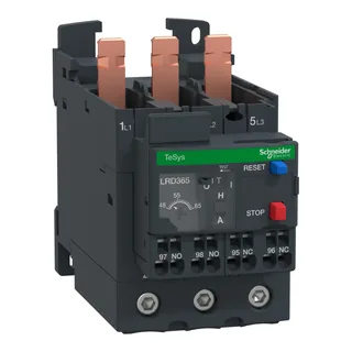 Schneider Electric LRD3653 – Motorschutzrelais, 48-65A, 1S+1Ö, Klasse 10A, 1S+1Ö, Federz…