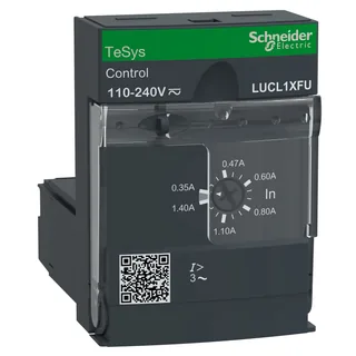 Schneider Electric LUCL1XFU – Magnetische Steuerungseinheit LUCL 0,35-1,4A, 110,.220V, DC…