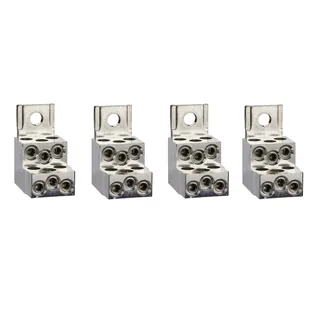 Schneider Electric LV429249 – 4 Verteilerklemme für 6x 1,5 bis 35 mm2 mit Phasentrennern …