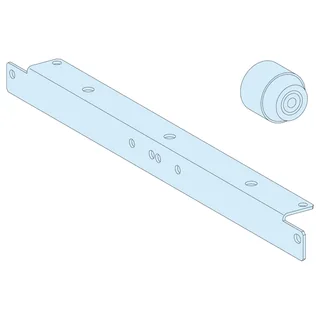 Schneider Electric LVS03545 – PrismaSeT-P, Montageplatte, 9x FuPacT ISFL160,100mm Sammels…