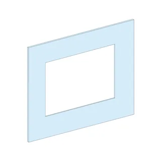 Schneider Electric LVS03736 – PrismaSeT-P, Frontplatte, 9x FuPacT ISFL160 3polig,100mm Sa…