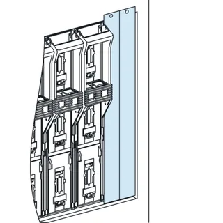 Schneider Electric LVS03741 – PrismaSeT-P, Abdeckplatte, FuPacT ISFL250-630
