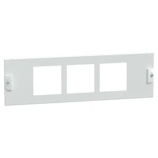 Schneider Electric LVS03911 – PrismaSeT-P, Frontplatte, mit 3x 96x96mm Ausschnitte,Breite…