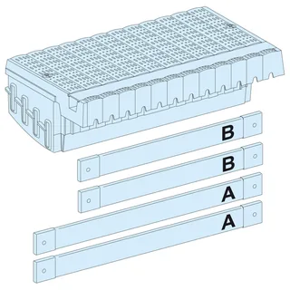 Schneider Electric LVS04406 – PrismaSeT-P, Linergy FC, Einspeiseblock, 3x ComPacT NSX100-…