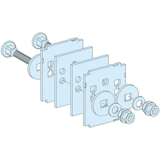 Schneider Electric LVS04641 – PrismaSeT-P, Linergy BS, Verbindung, horizontal,für Schiene…