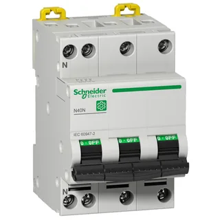 Multi 9 OEM N40N LS-Schalter 32A 3-polig+N C-Charakteristik 10kA