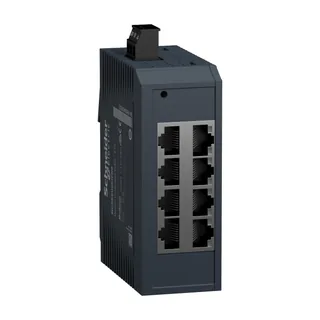 Schneider Electric MCSESU083FN0 – Modicon Unmanaged Switch, 8 Ports für Kupfer (8TX 10/100 Mb…