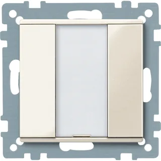 Schneider Electric MTN617144 – Taster 1fach plus, weiß glänzend, System M