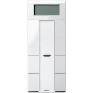 Schneider Electric MTN6214-0319 – Taster 4fach plus mit Raumtemperaturregler, polarweiß glänz…