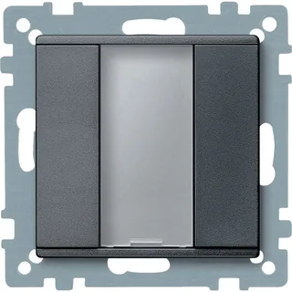 Schneider Electric MTN627514 – Taster 1fach plus, anthrazit, System M