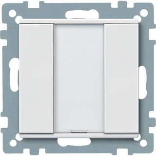 Schneider Electric MTN627519 – Taster 1fach plus, polarweiß, System M