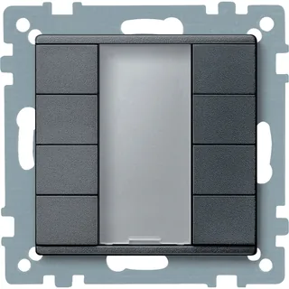 Schneider Electric MTN627814 – Taster 4fach plus, anthrazit, System M